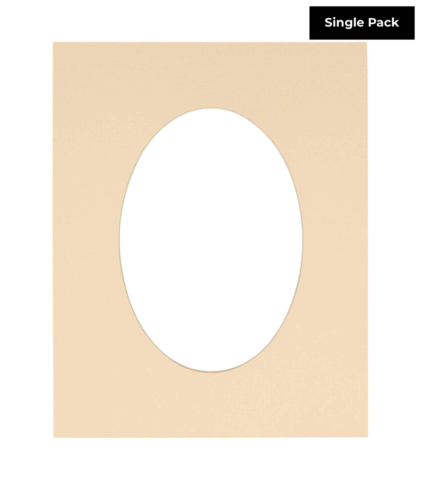 Beige Acid Free 15x15 Circle Picture Frame Mat with White Core Bevel Cut for 11x11 Pictures - Fits 15x15 Frame - Pack of 1 Matboard Show Kit With Acid Free Backing & Clear Bag