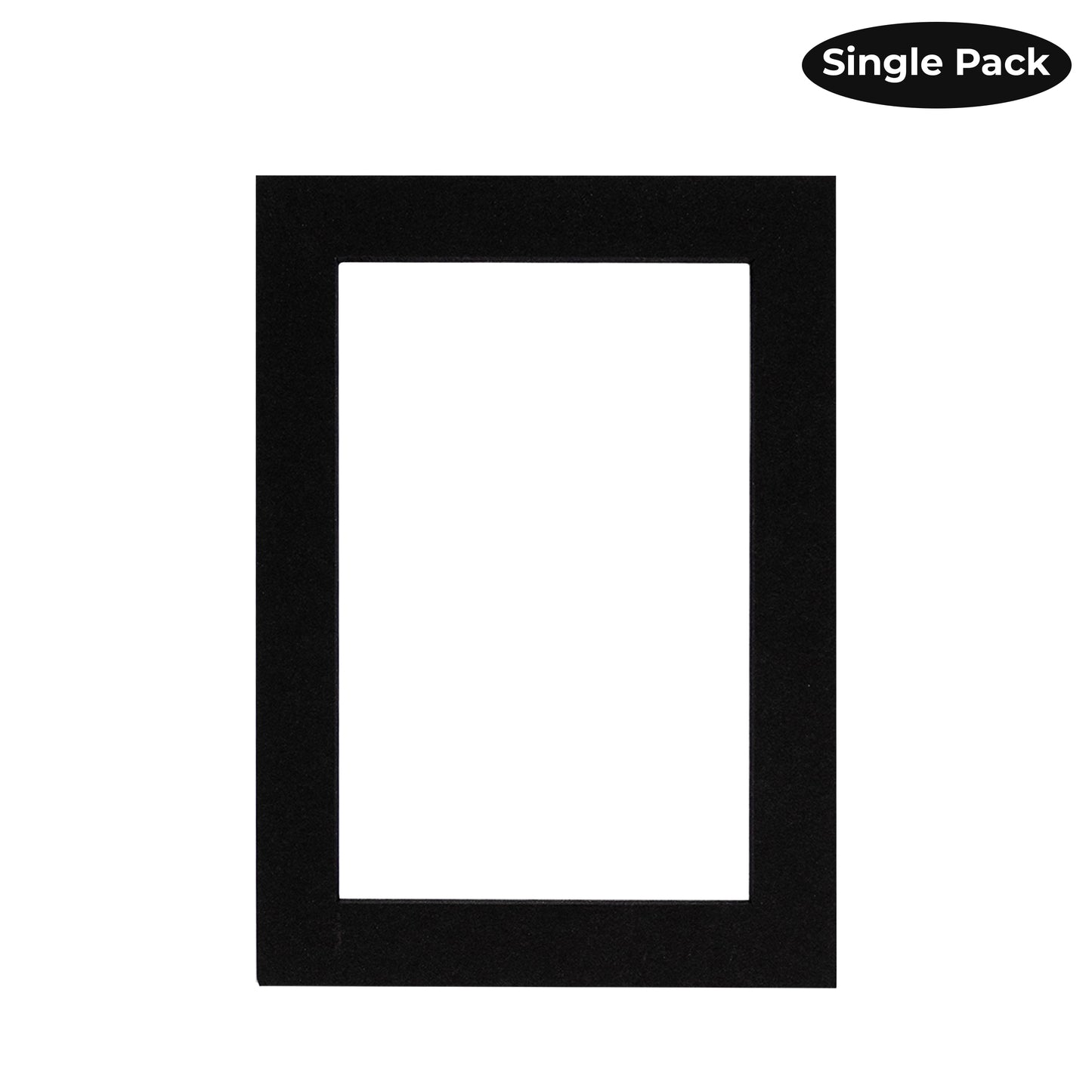 Black Acid Free 11x14 Picture Frame Mat with Black Bevel Cut Core for 8.5x11 Pictures - Fits 11x14 Frame - Pack of 100 - With Bags & Backings