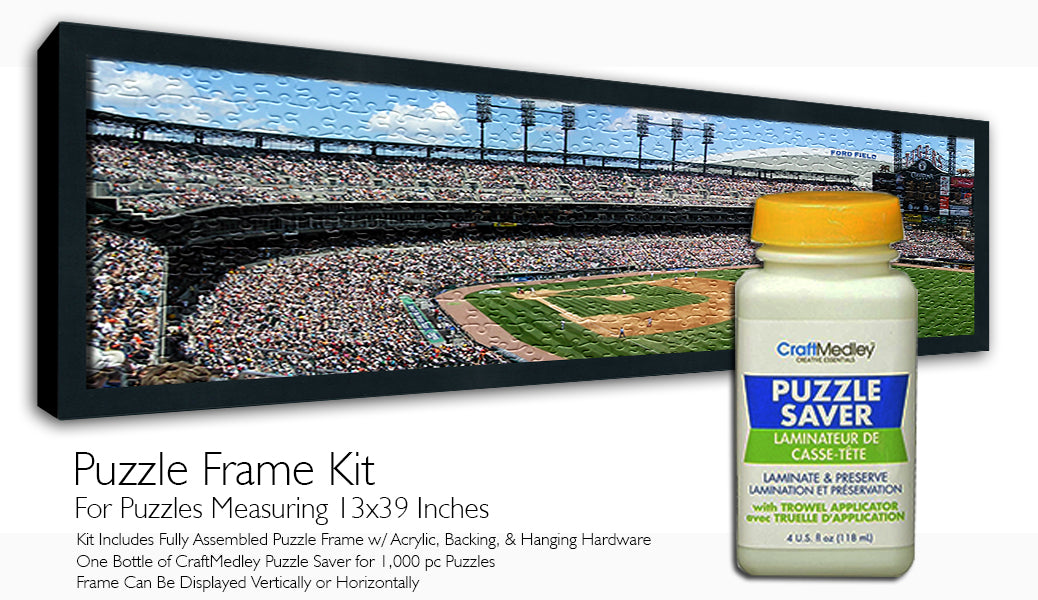 Puzzle Display Frame - angle view