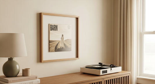 How to frame a vinyl record | Country Art House framing tips