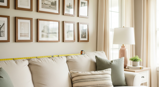 How to hang a gallery wall | Country Art House framing tips