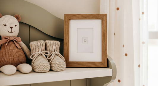 How to frame a sonogram so it does not fade | Country Art House framing tips