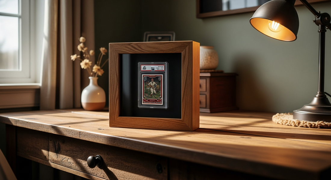 How to frame graded cards without cracking the slab | Country Art House framing tips