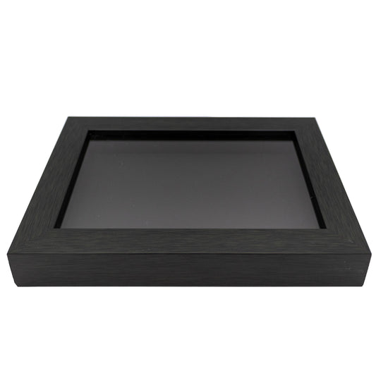 Charcoal Wood Shadow Box Display Magazine Frame