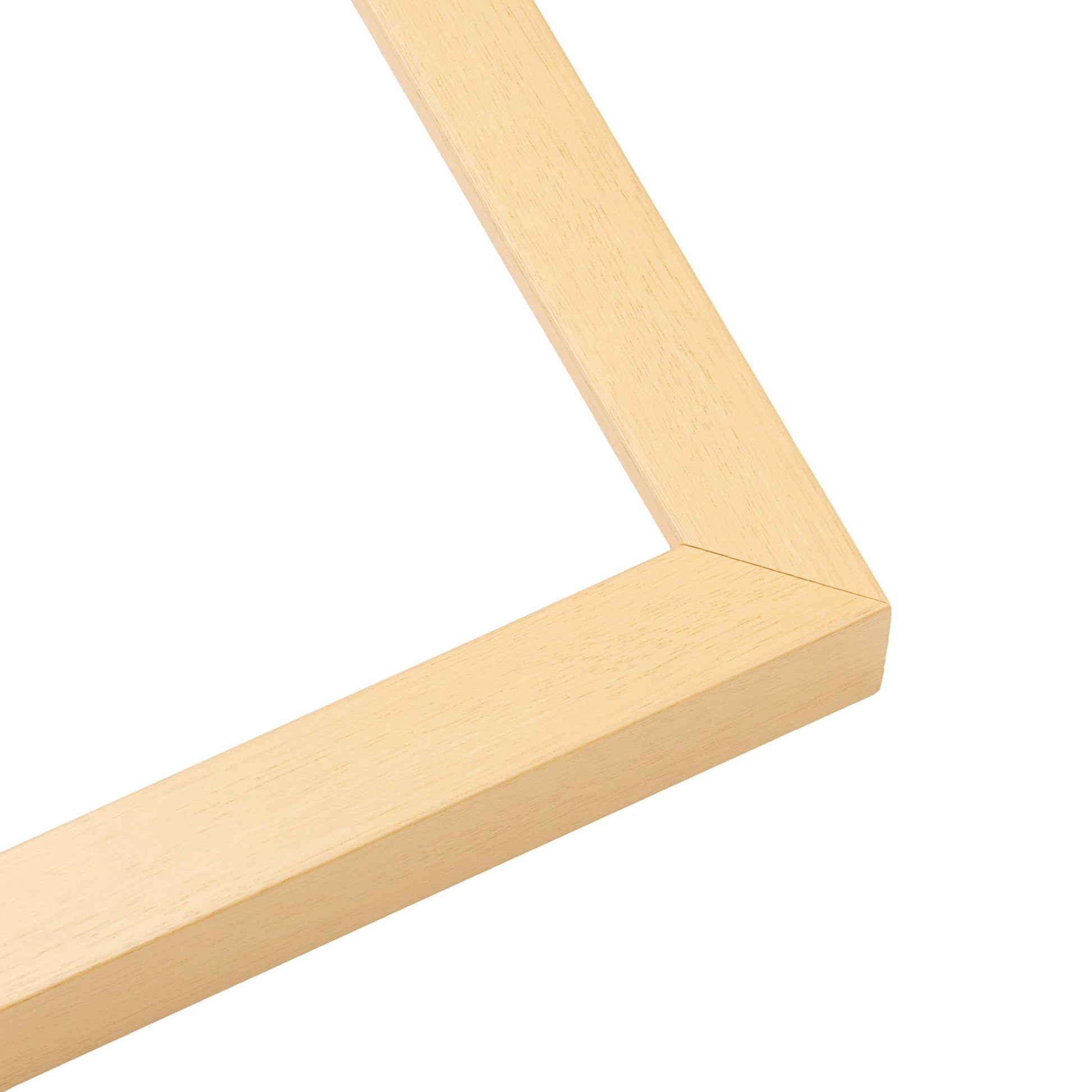 Natural Wood Shadow Box Display Magazine Frame - size reference