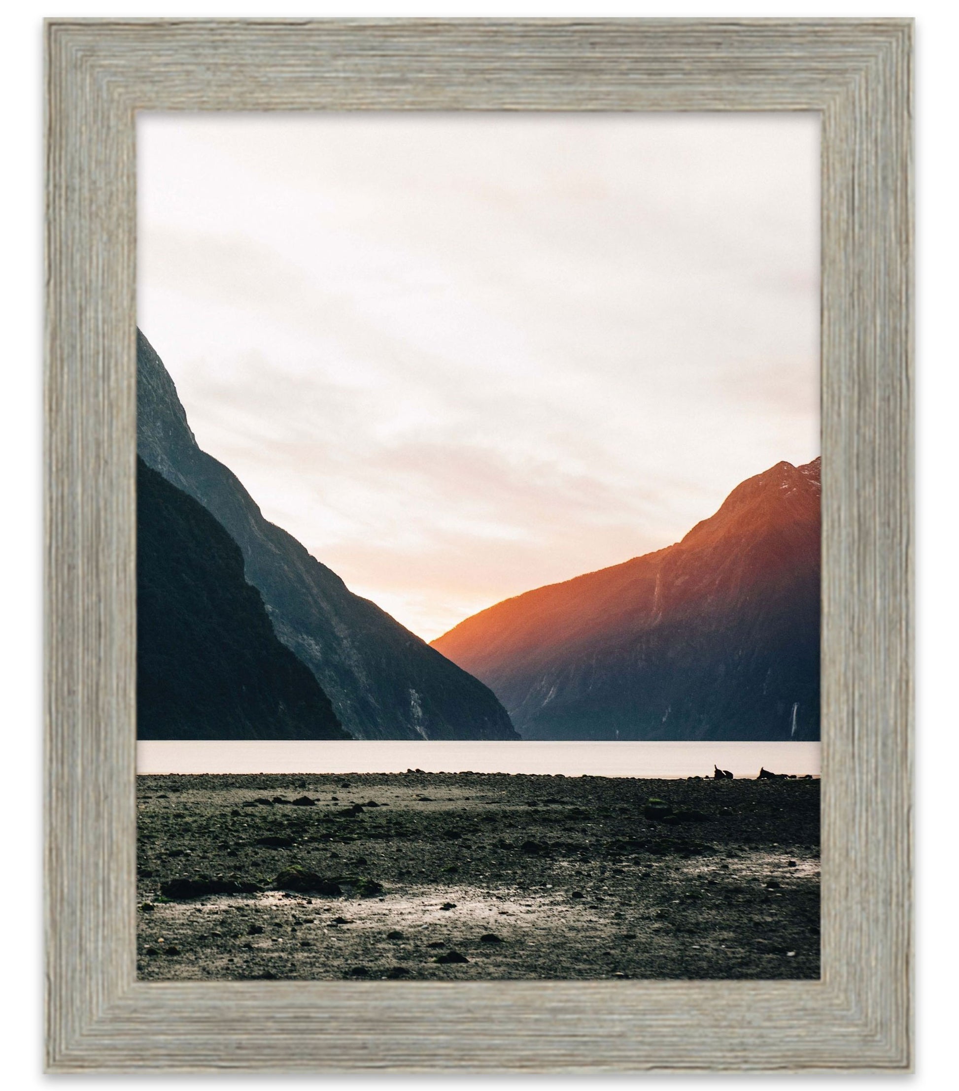 Brown Movie Poster Frame (Style 2) - back and hardware
