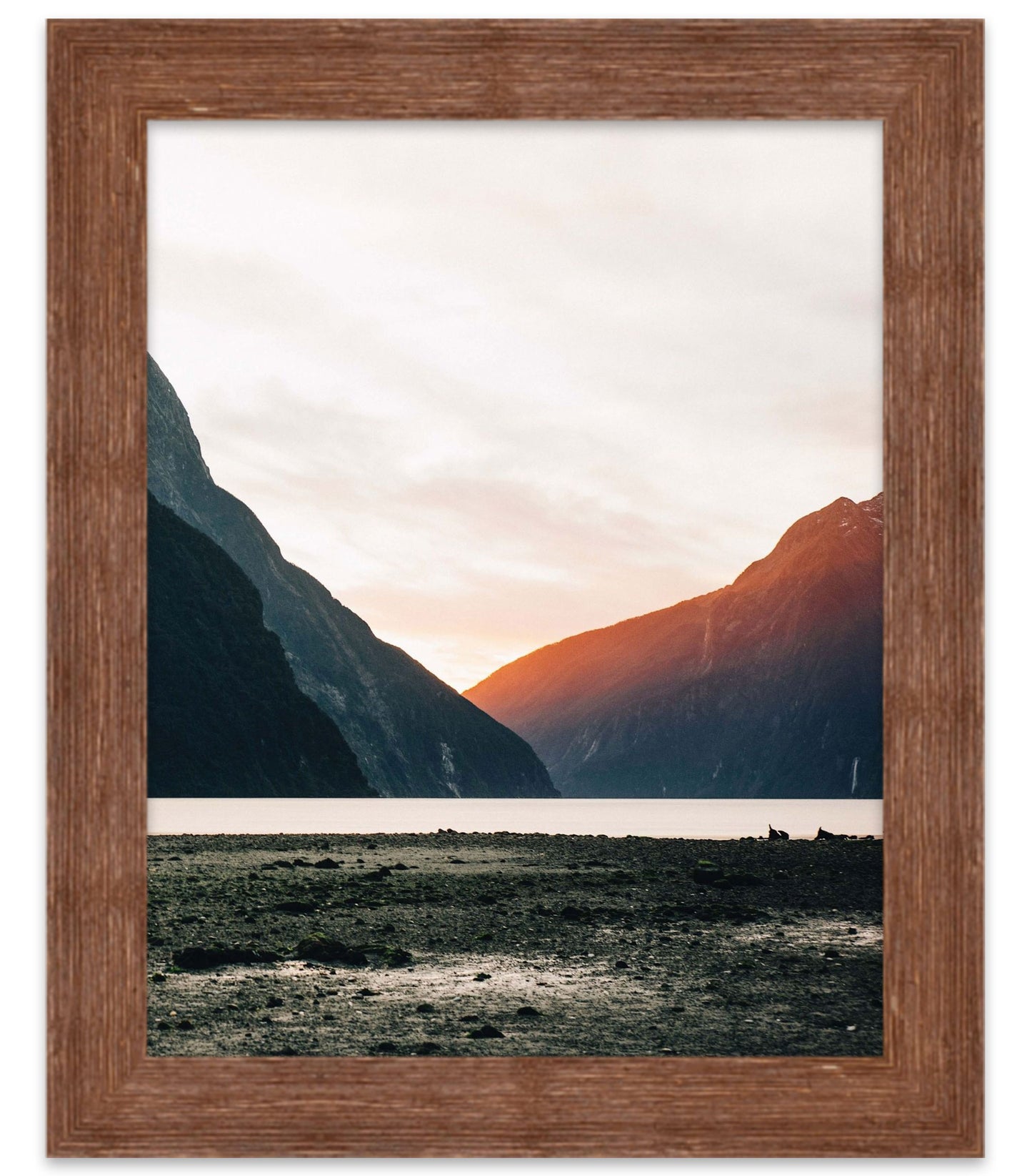 Brown Movie Poster Frame (Style 3) - angle view