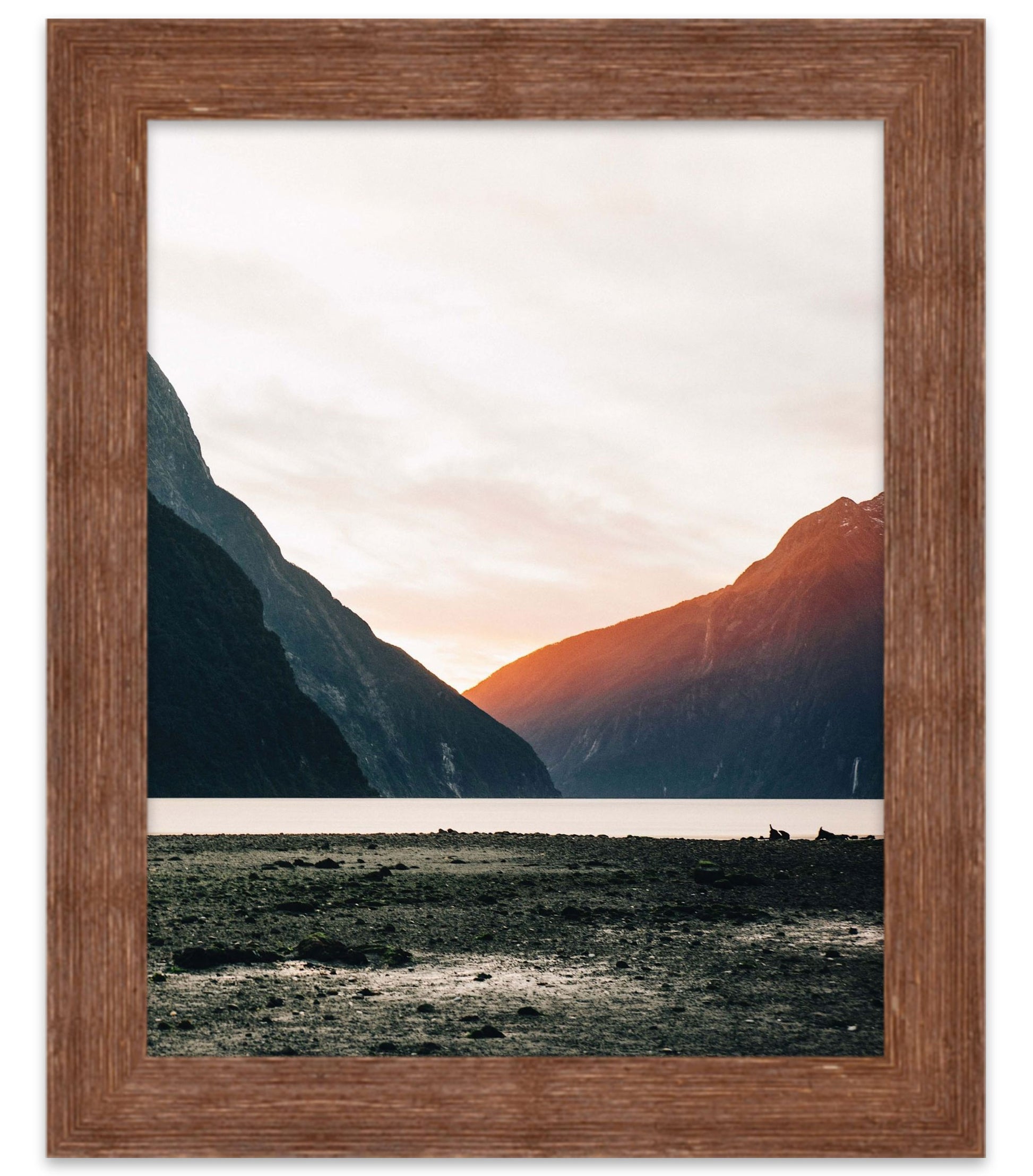 Brown Movie Poster Frame (Style 3) - angle view