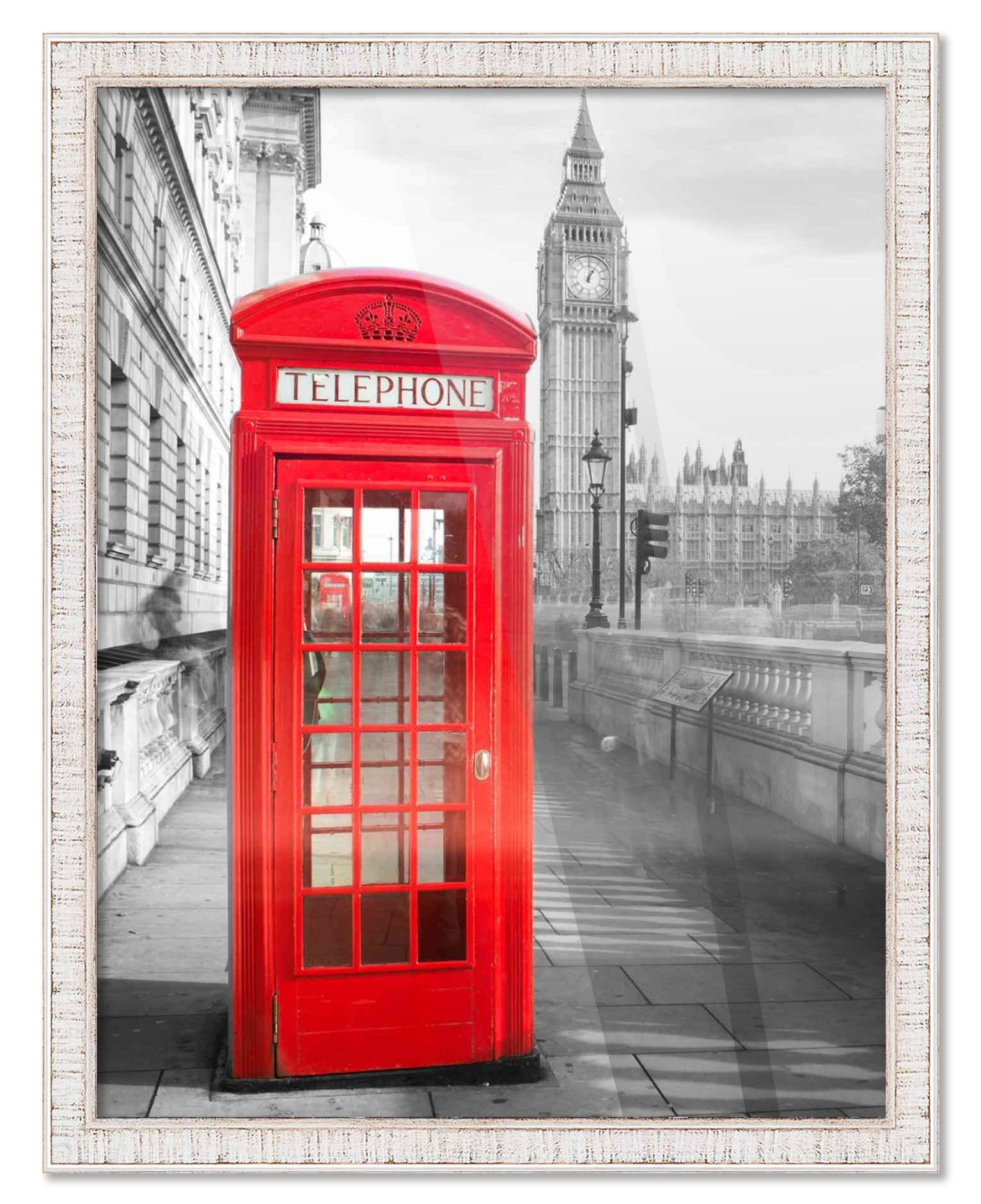 White Movie Poster Frame (Style 2) - back and hardware