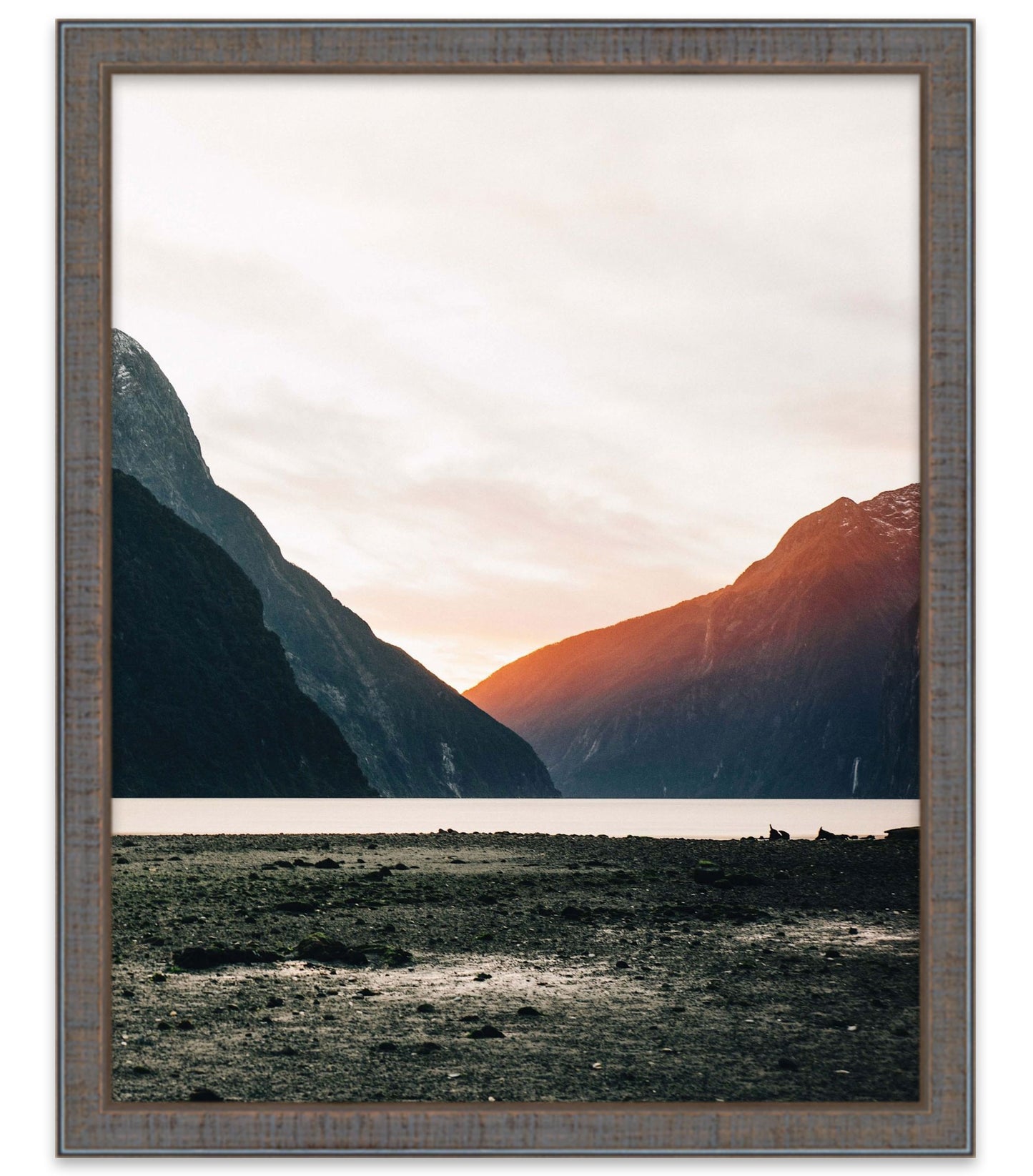 Silver Movie Poster Frame (Style 1) - back and hardware