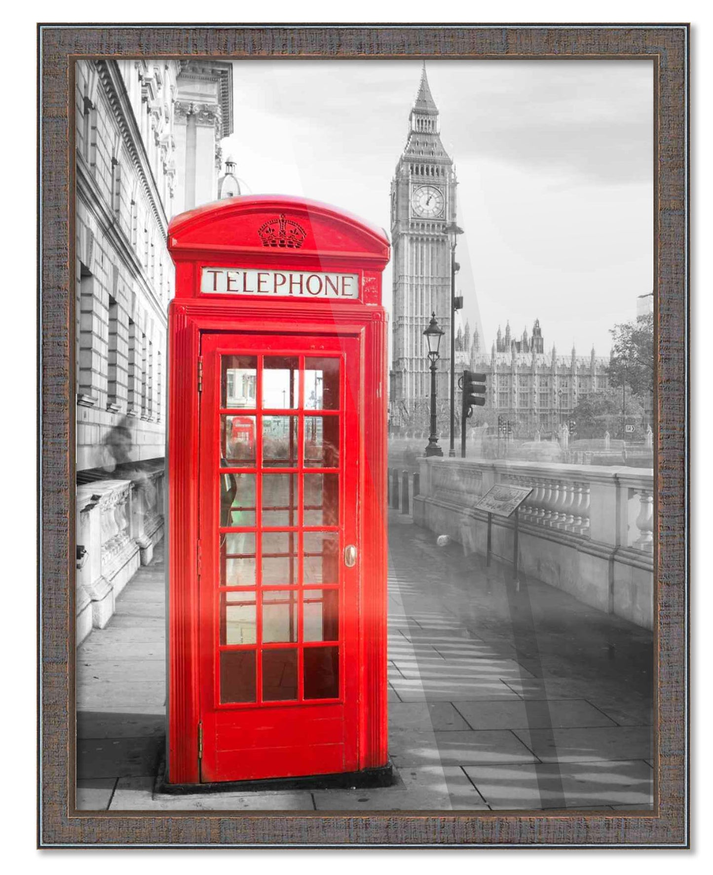 Silver Movie Poster Frame (Style 1) - corner and profile view
