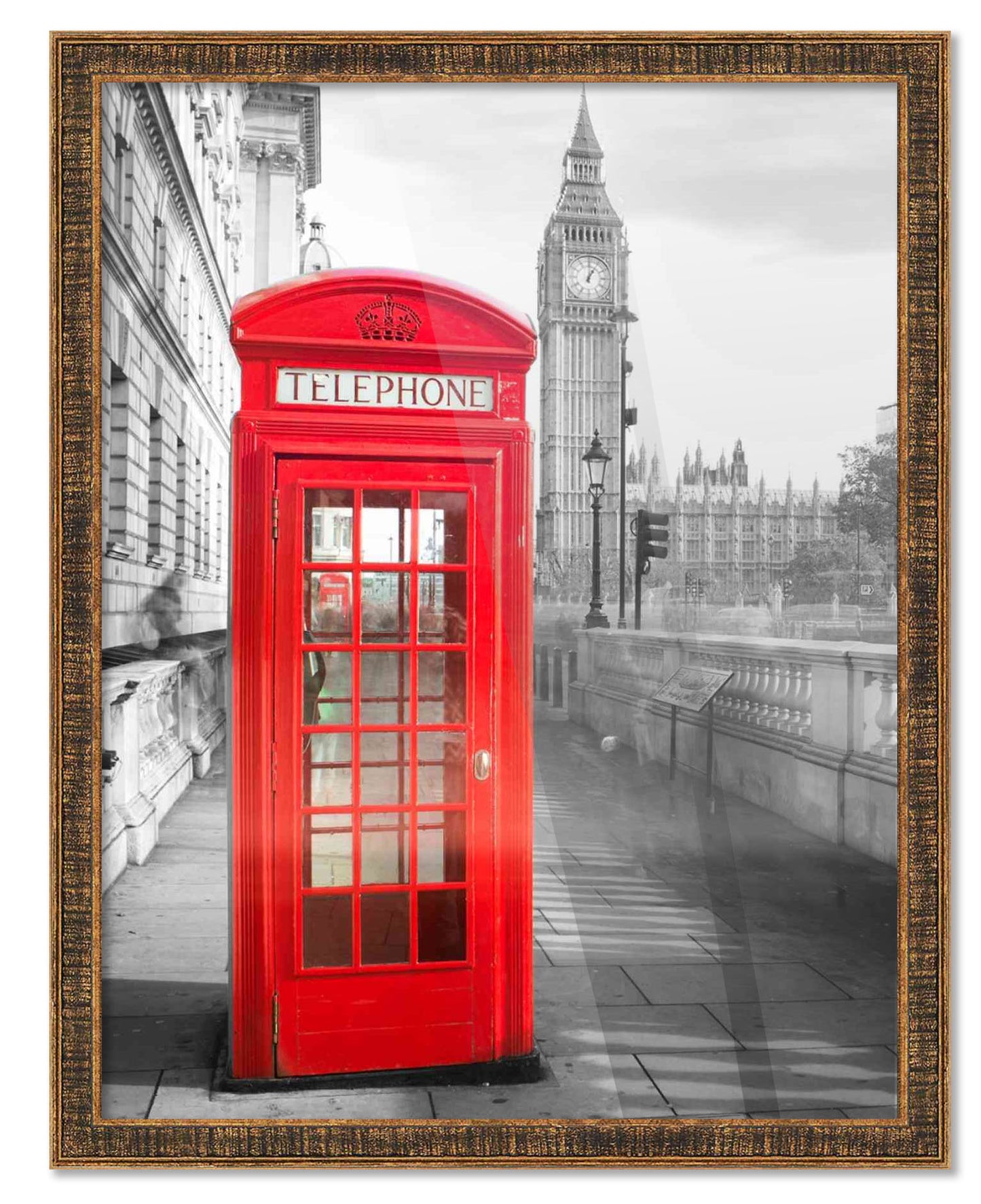 Gold Movie Poster Frame - corner and profile view