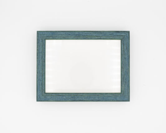 Shadow Box Gallery Wood Frames - Weathered Blue DEEP Shadowbox Frame - Display Depth of 3/4" - Shadowbox Frame includes Shatter Proof UV Acrylic Front, Acid Free Interior, and Hanging Hardware