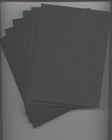 Pack of 2 4x6 3/16 Black Foam Core Backings by Gilman Brothers