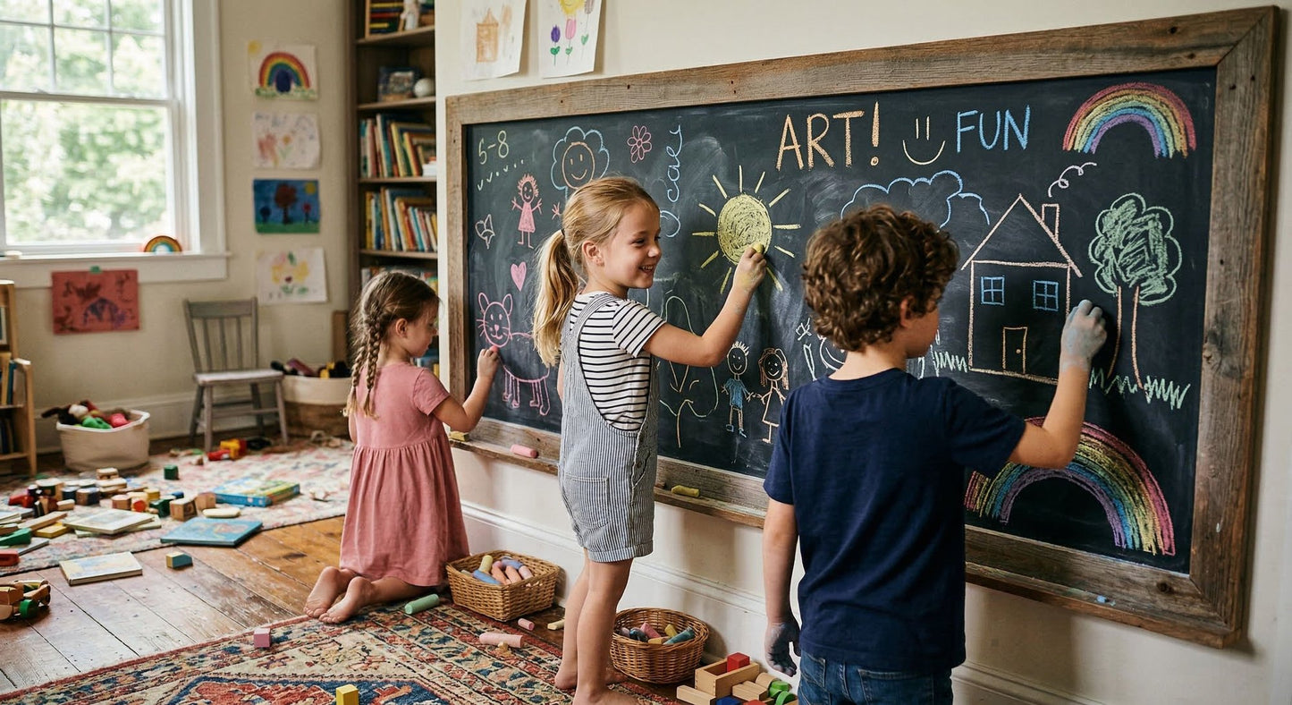 Chalkboard with Frame (Style 5) - angle view