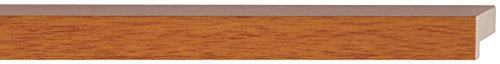 Shadow Box Gallery Wood Frames - Honey Pecan Brown DEEP Shadowbox Frame Display Depth of 3/4" -Shadowbox Frame includes Shatter Proof UV Acrylic Front, Acid Free Interior, and Hanging Hardware - size reference