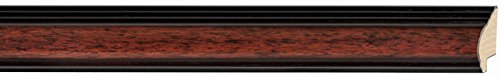 Trading Card Picture Frame in Executive Walnut Hardwood - 12-Card (3x4) with Football Texture Mat - 17.1 x 17.3 Top Loader Card Frame - Made in USA