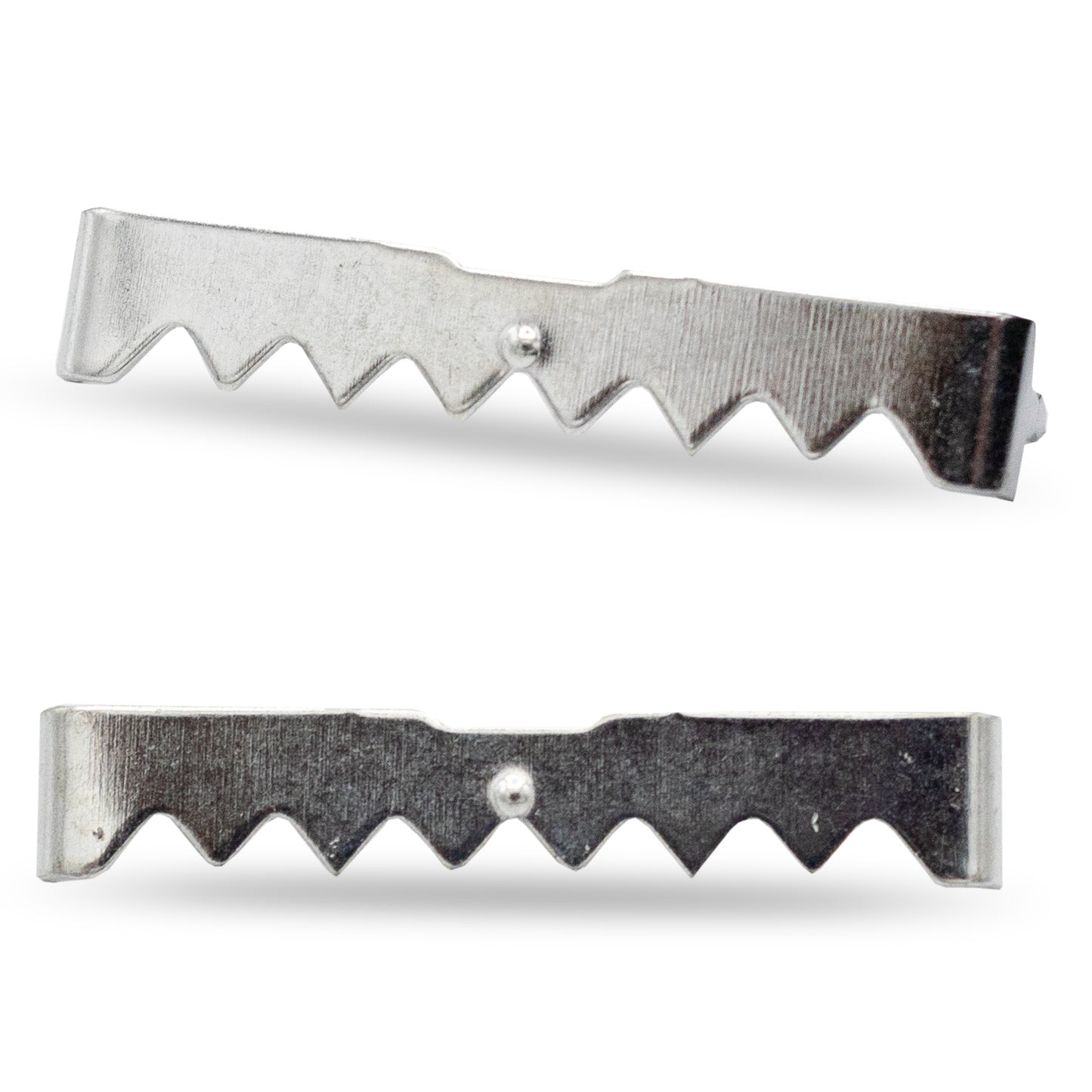 100 Zinc Plated Small No Nail Sawtooth Picture Frame Hangers for Softwood - detail view