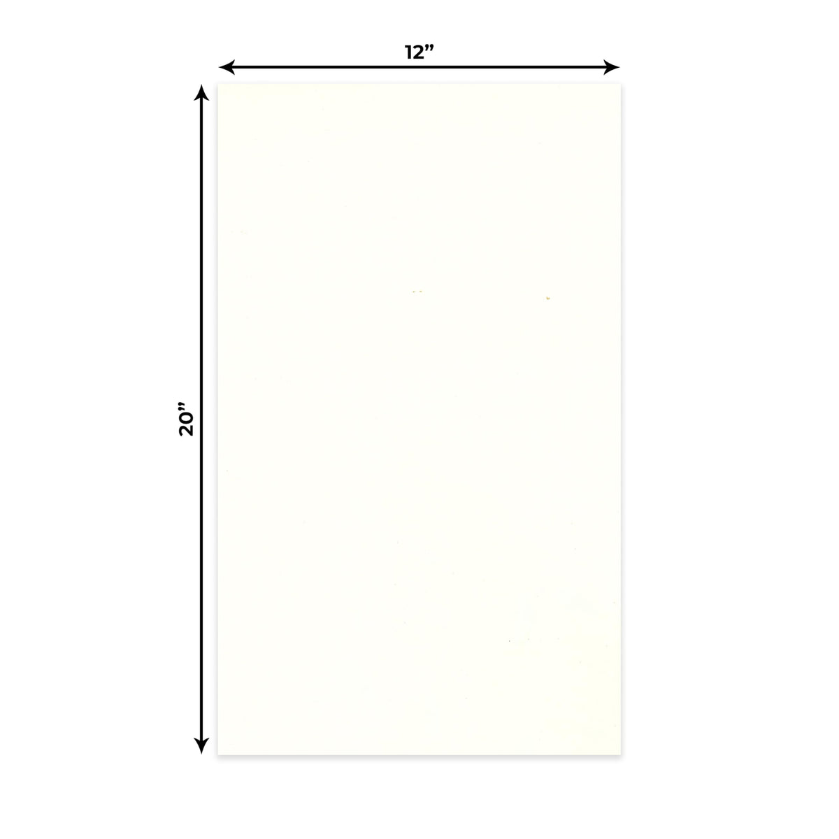 Antique White 12x20 Uncut Mat Board