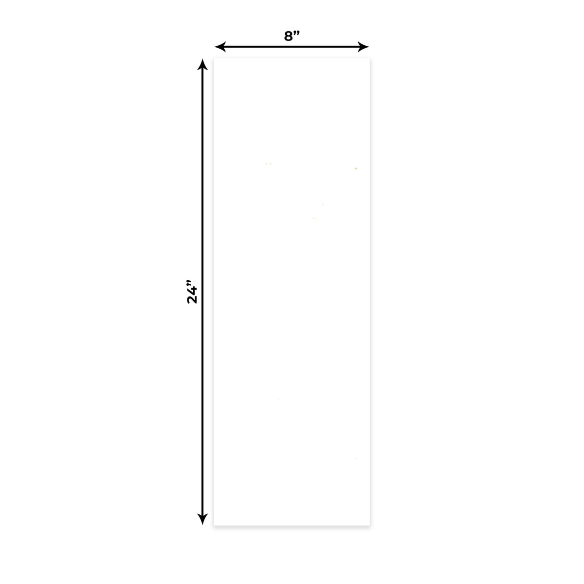 Textured White 8x24 Uncut Mat Board