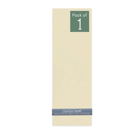 Plume Beige 12x36 Uncut Mat Board