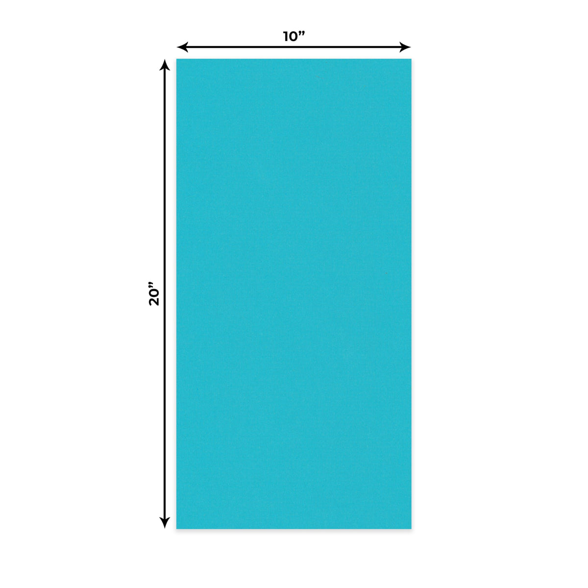 Aquamarine Blue 10x20 Uncut Mat Board