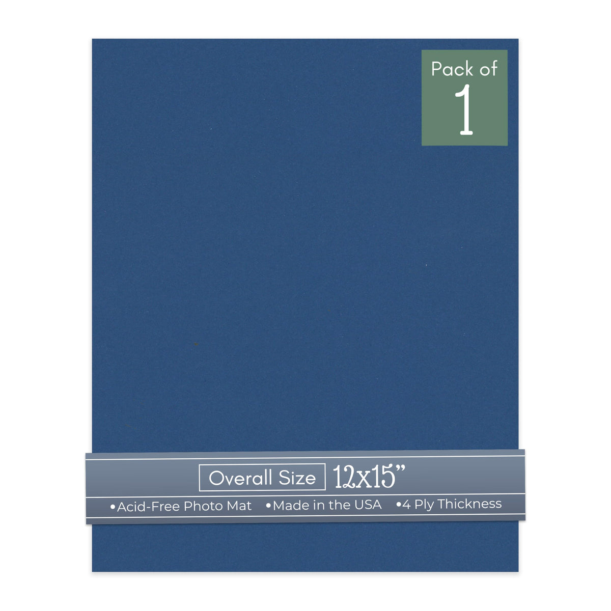 Bottle Blue 12x15 Uncut Mat Board