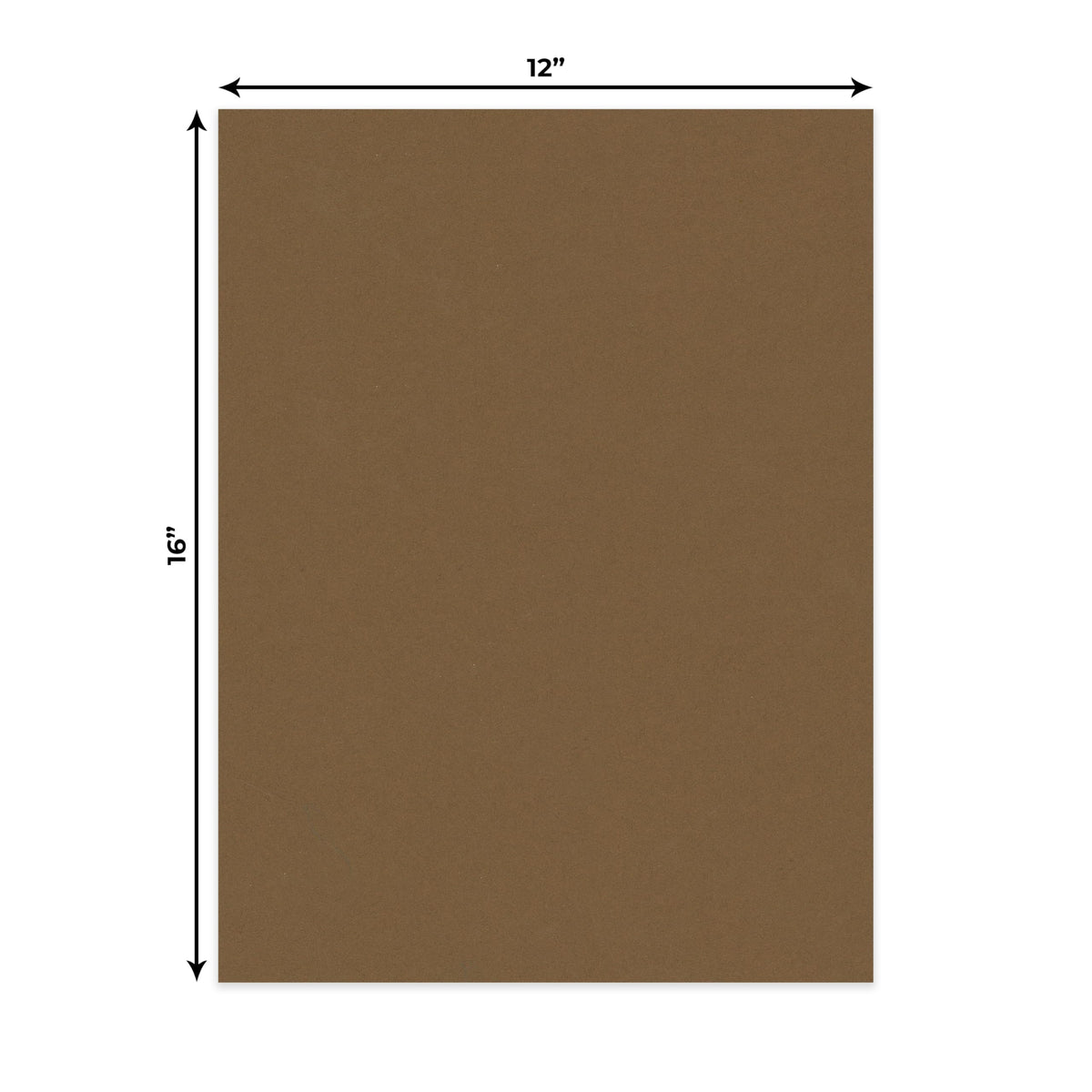 Aged Oak Brown 12x16 Uncut Mat Board