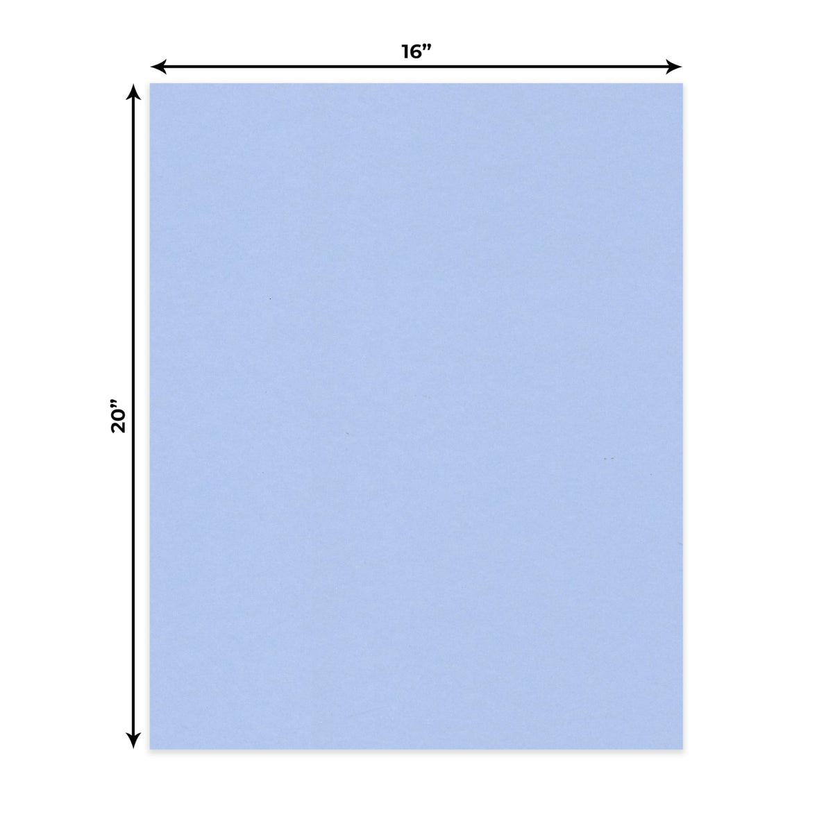 Baby Blue 16x20 Uncut Mat Board