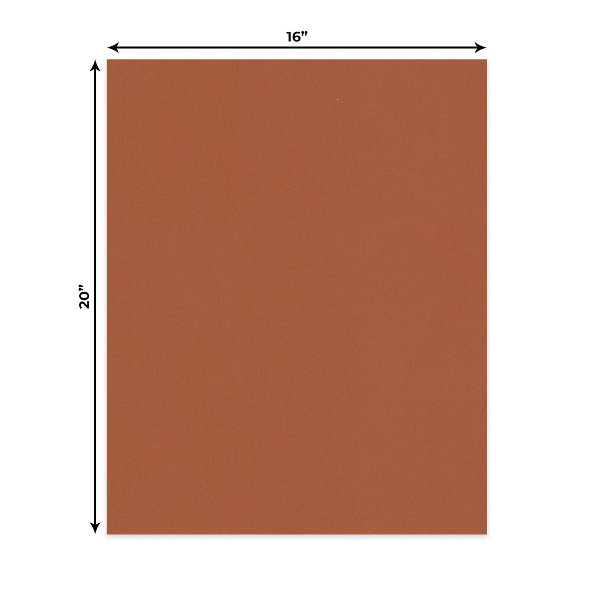 Terra-cotta Red 16x20 Uncut Mat Board