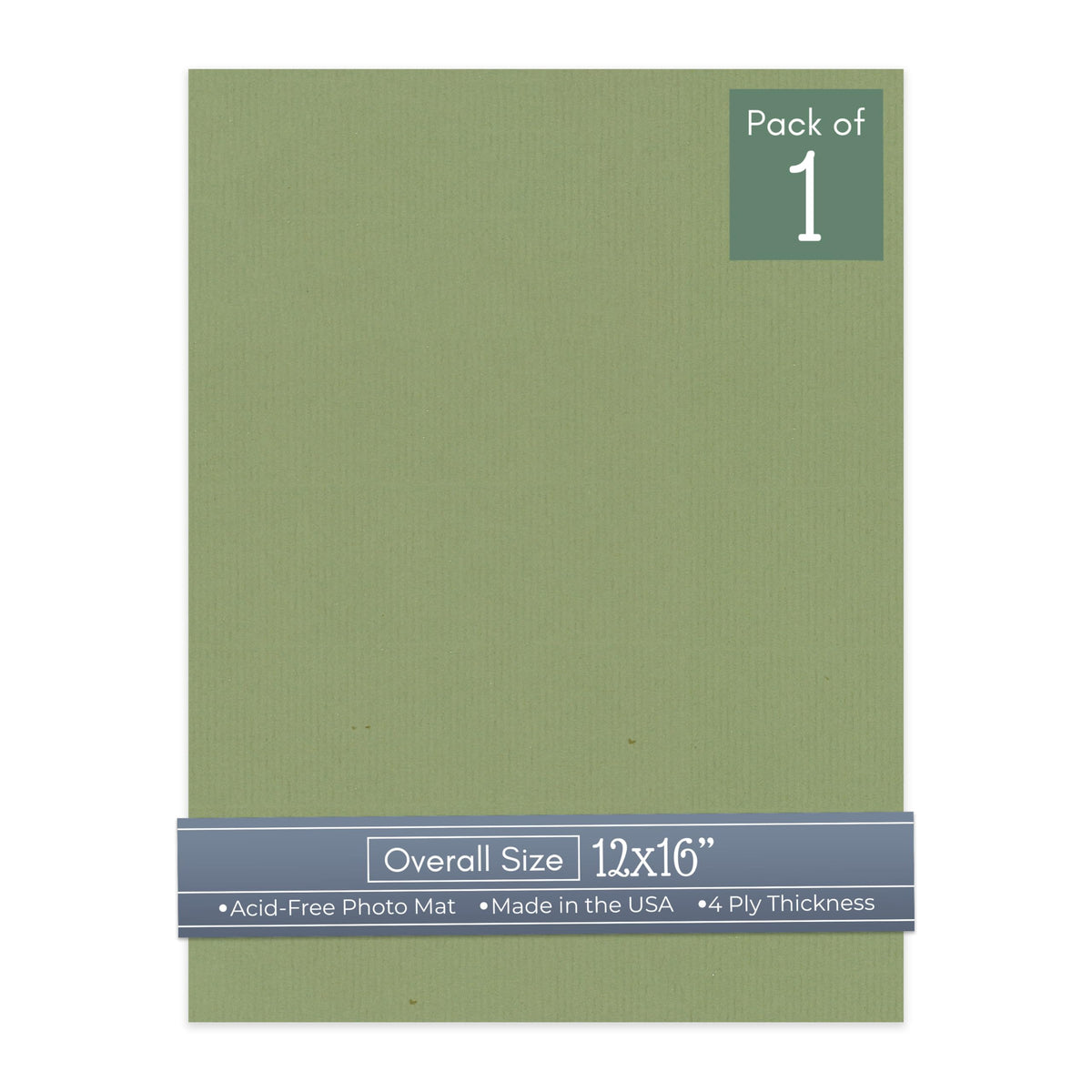 Palm Leaf Green 12x16 Uncut Mat Board