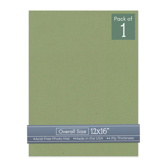 Palm Leaf Green 12x16 Uncut Mat Board