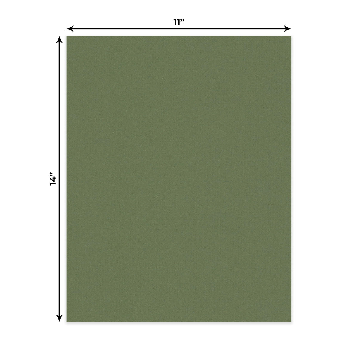 Dill Green 11x14 Uncut Mat Board