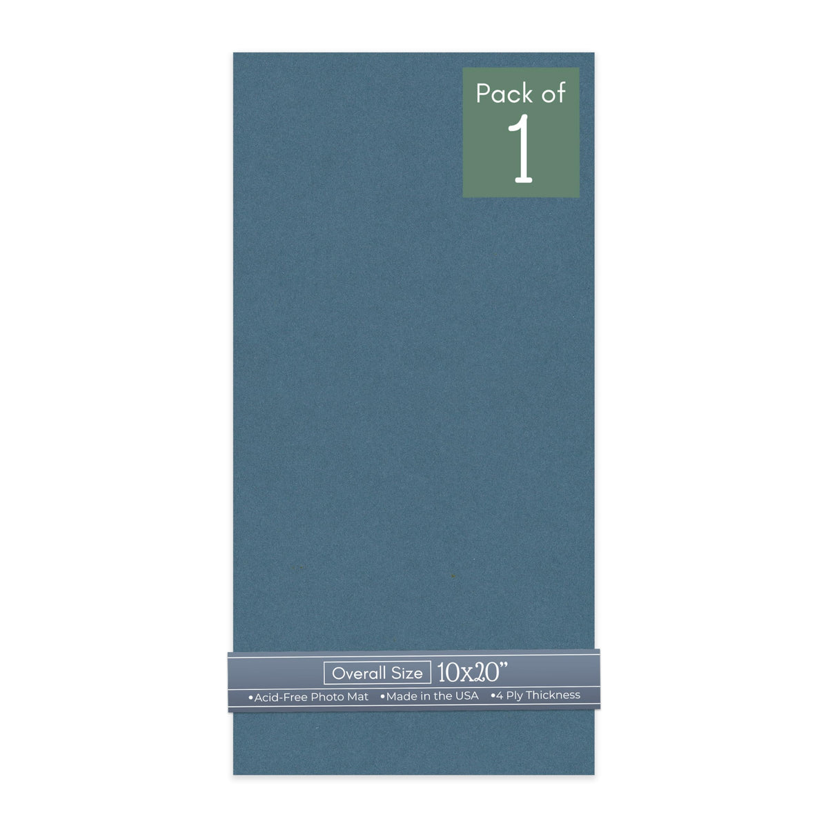 Steel Blue 10x20 Uncut Mat Board
