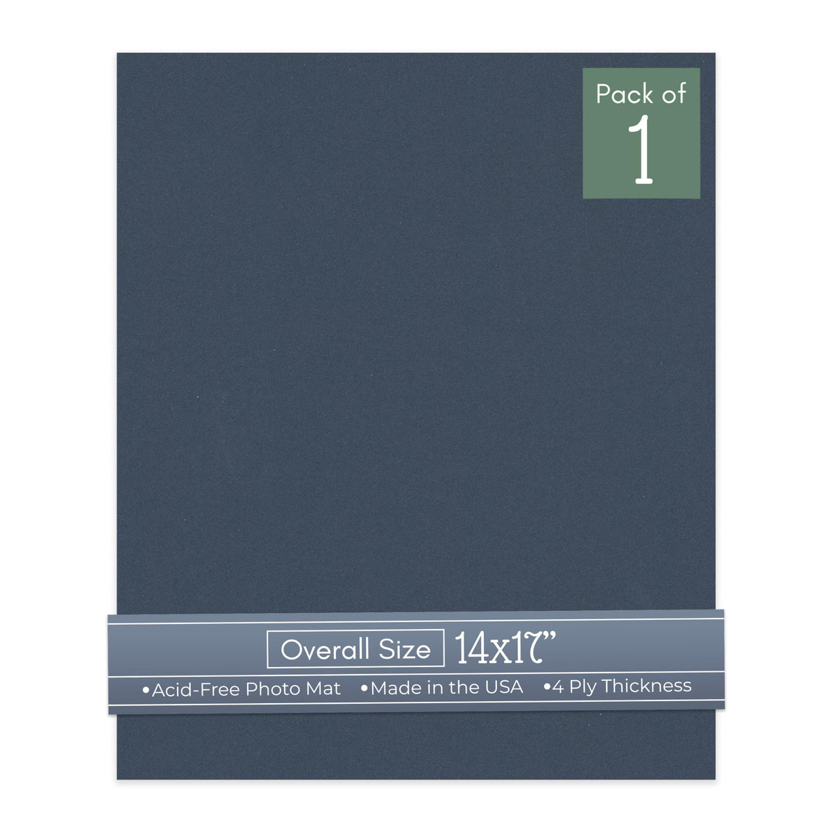 Navy Blue 14x17 Uncut Mat Board