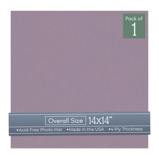 Grape Purple 14x14 Uncut Mat Board