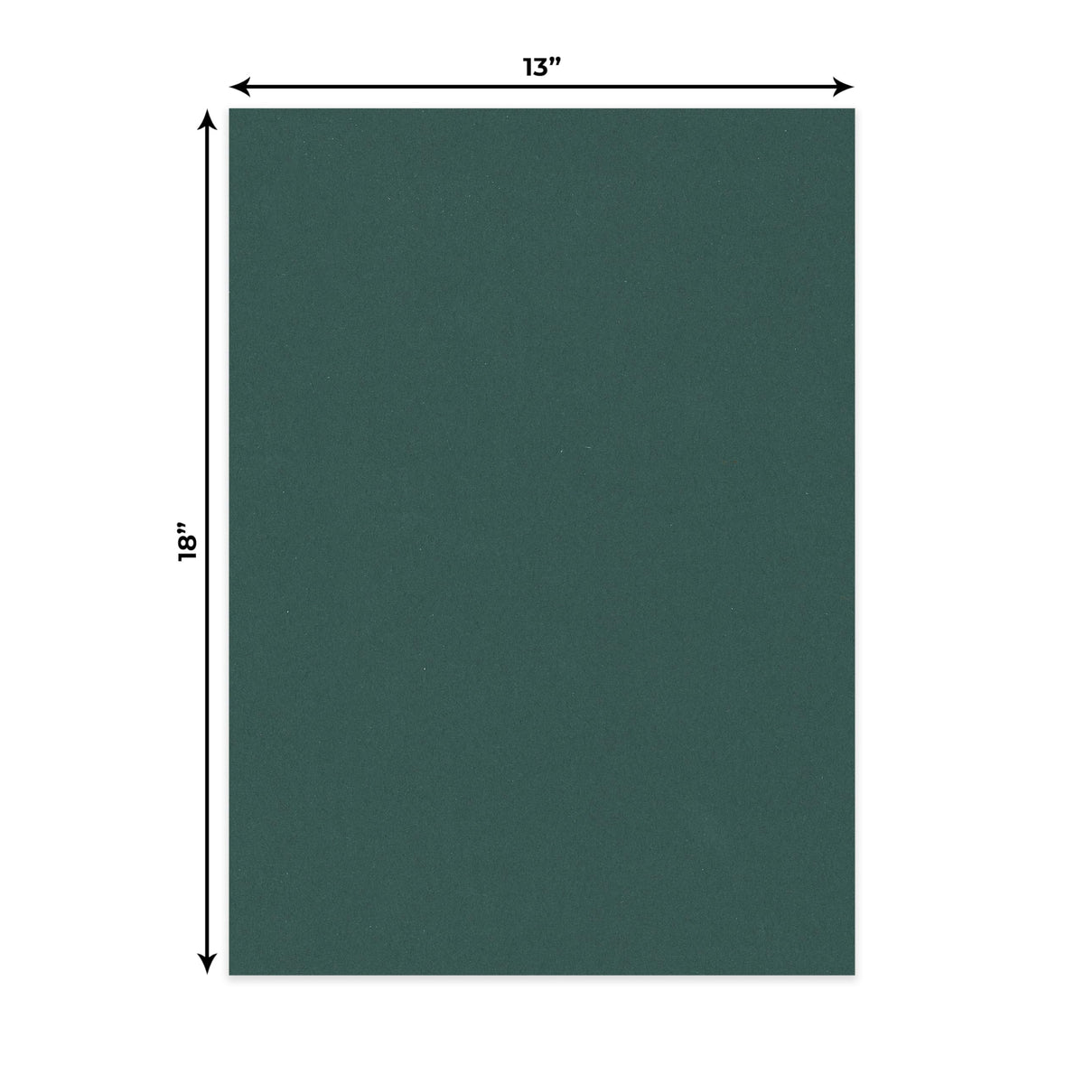 Forest Green 13x18 Uncut Mat Board