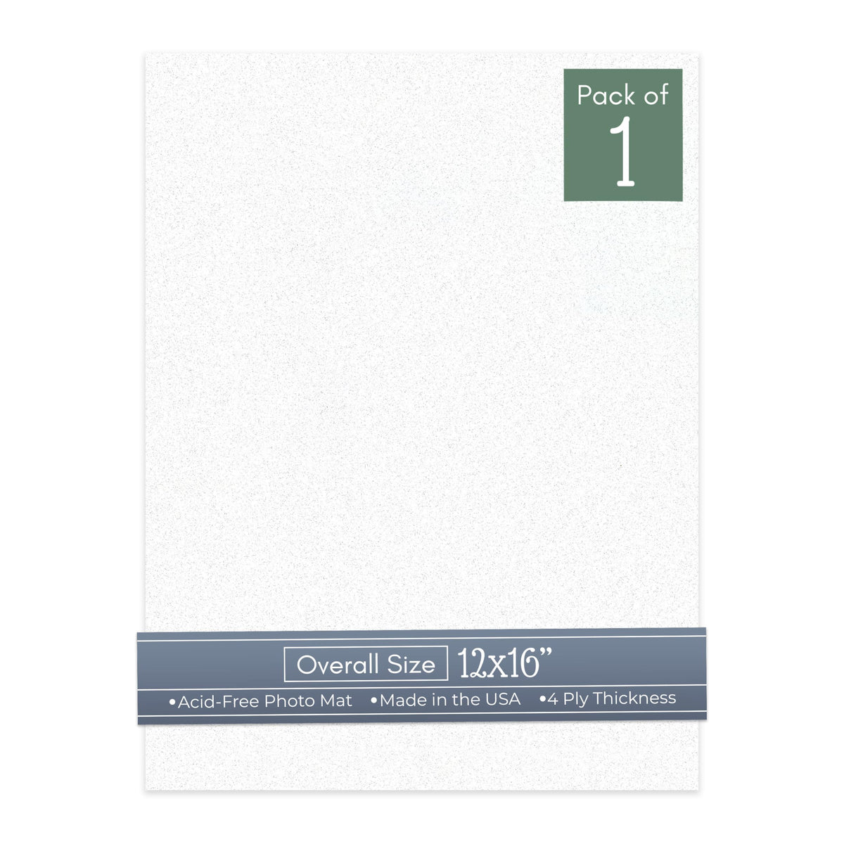 Oyster Shell White 12x16 Uncut Mat Board