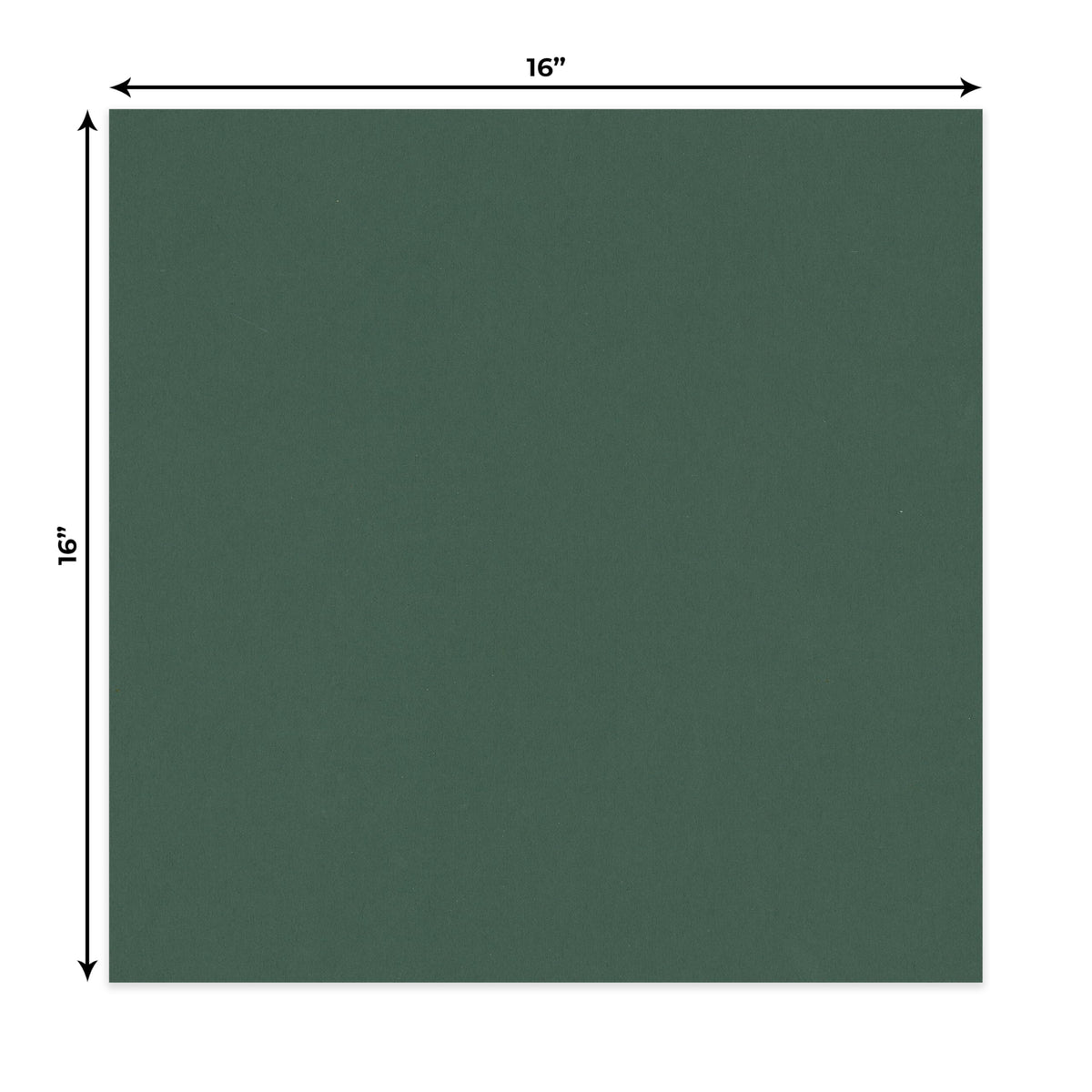 Hunter Green 16x16 Uncut Mat Board