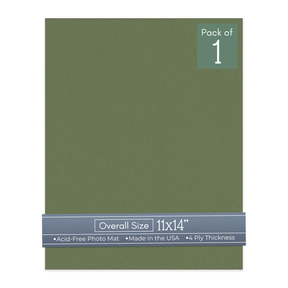 Dill Green 11x14 Uncut Mat Board