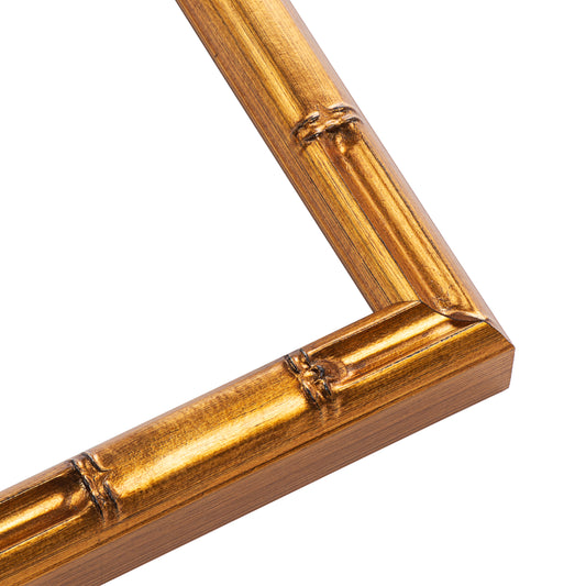 Gold Bamboo Style Cork Board Frame