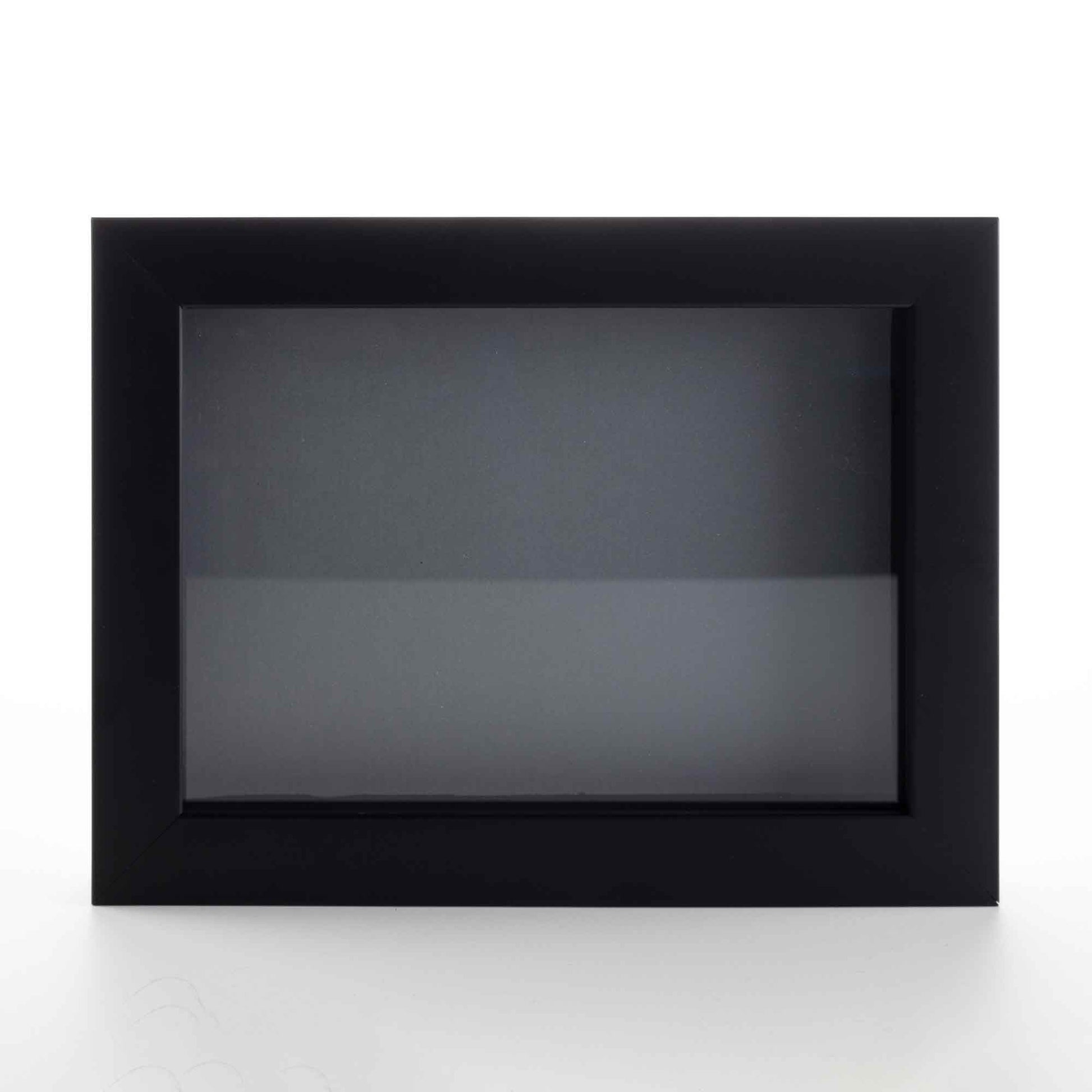 Newspaper Frame - Black Frame With Navy Blue and Orange Acid Free Double Matting Fits an Entire Newspapers - 11 x 21 Solid Wood Picture Frame - size reference