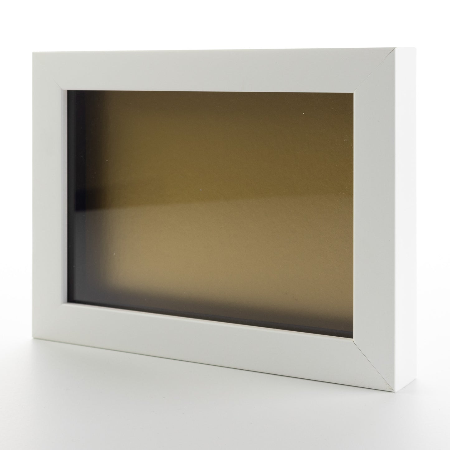 Shadow Box Gallery Wood Frames - Solid White DEEP Shadowbox Frame with a Display Depth of 3/4" - Shadowbox Frame includes Shatter Proof UV Acrylic Front, Acid Free Interior, and Hanging Hardware - included components