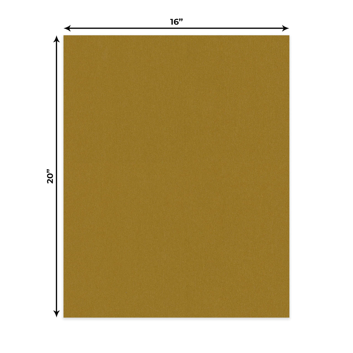 Metallic Gold 16x20 Uncut Mat Board