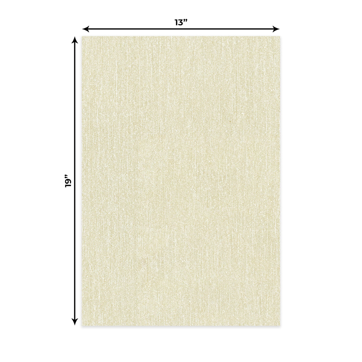 Off White Canvas 13x19 Uncut Mat Board