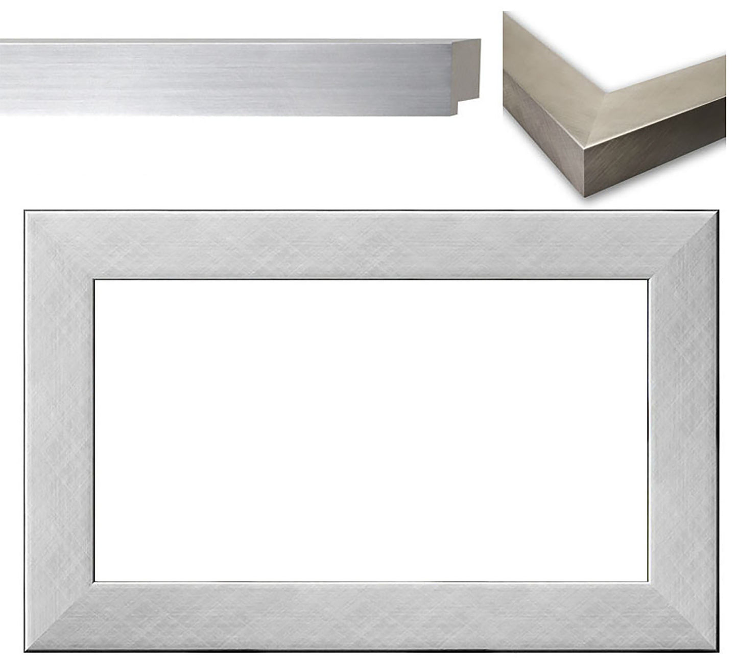 Comic Book Frame Silver Matted - included components