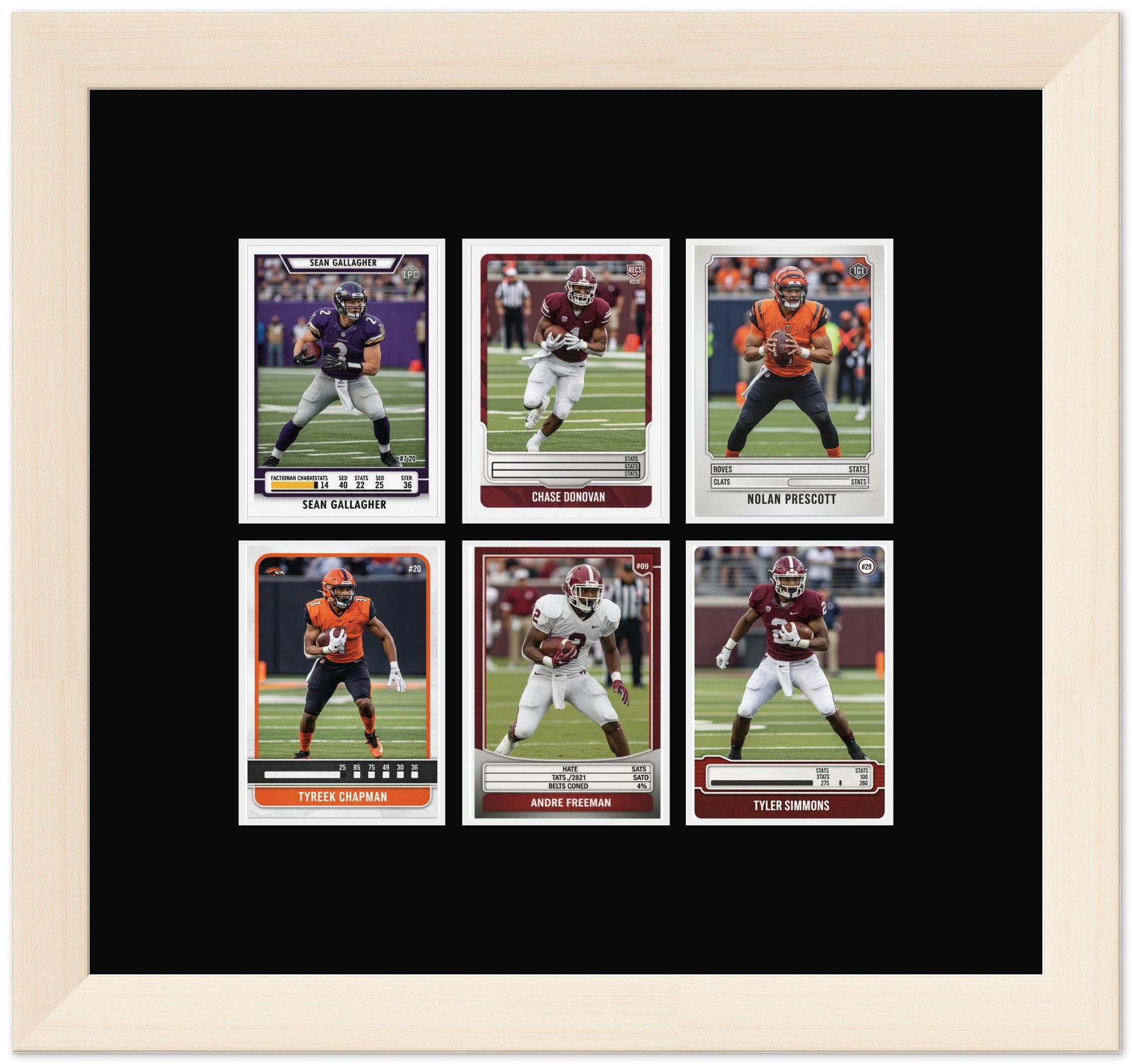Trading Card Graded Card Frame (Style 1) - corner and profile view