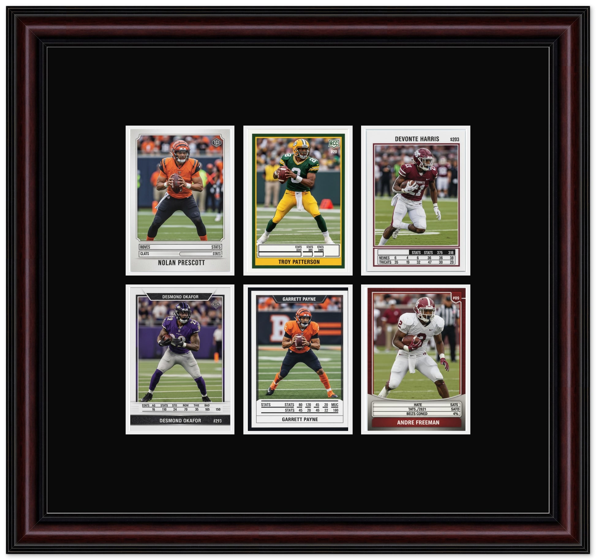 Trading Card Graded Card Frame (Style 2) - corner and profile view