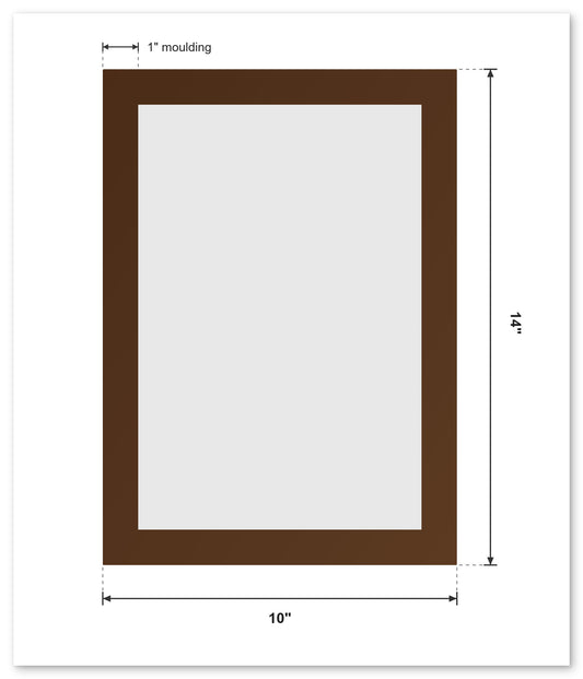 Genuine Hardwood Flower Keepsake Shadowbox Bouquet Frame (Style 2)