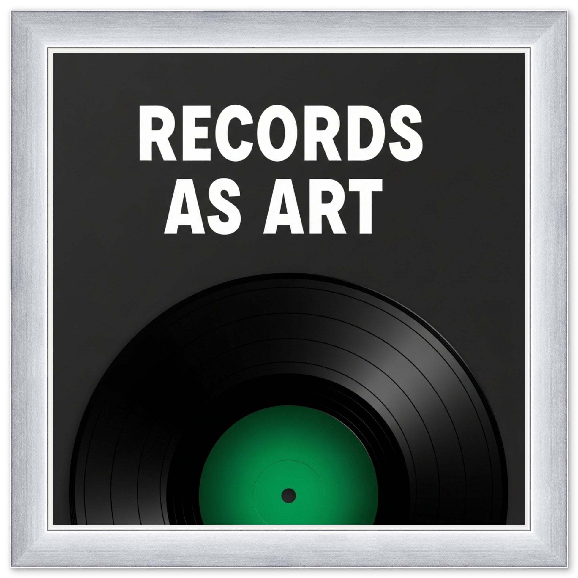 Hardwood Album Cover Keepsake Vinyl Record Frame (Style 3) - corner and profile view